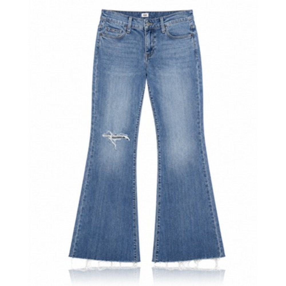 Joe's‎ Jeans Honey Flare Jeans Womens 30 Blue Stretch Distressed 33 Inseam